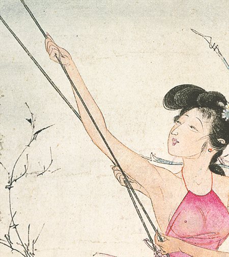 千山-胡也佛的仕女画和最知名的金瓶梅秘戏图